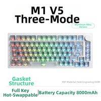 Akko | Triple-Mode Aluminum Case Magnetic Keycap Detachable 75% Mechanical Keyboard
