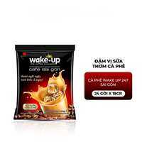 Cà Phê Wake Up Sài Gòn - Túi 24 Gói x 19g