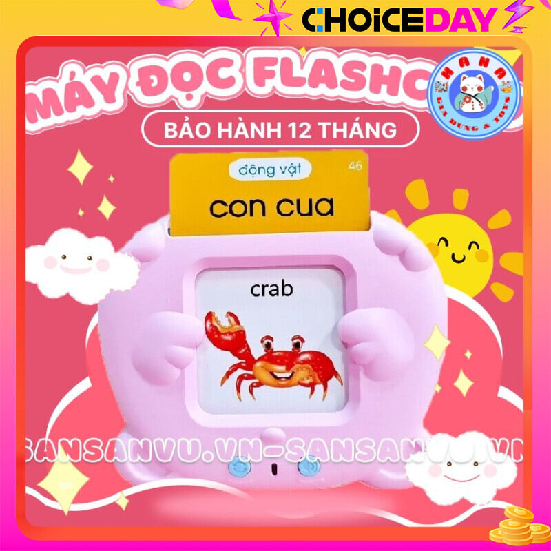 Máy Đọc Thẻ Giúp Bé Học Từ Vựng Tiếng Anh . Máy Đọc Thẻ Flashcard Song Ngữ Anh – Việt.  Tiếng Anh Giáo Dục Sớm Cho Bé Loại 224 Từ Vựng -  Hana Kidtoys