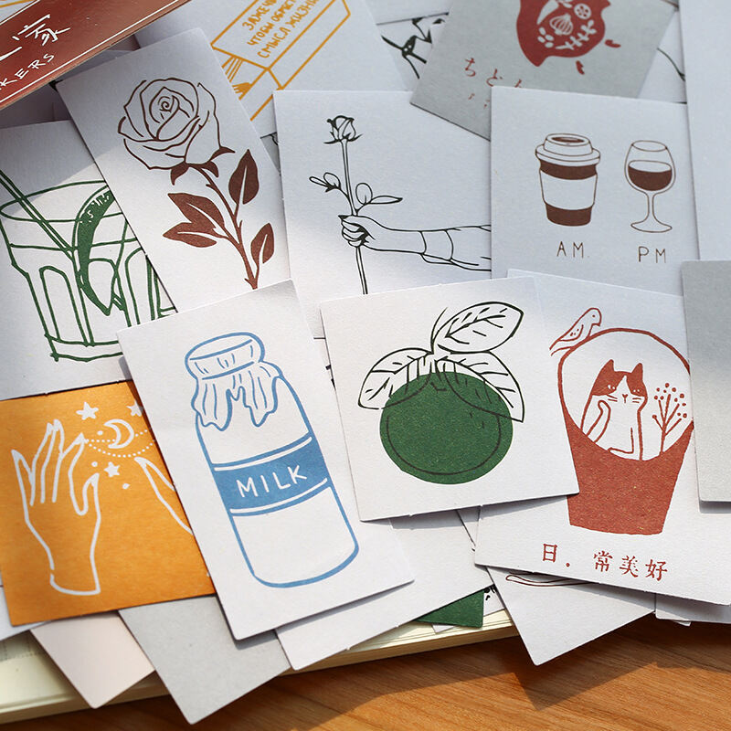 Salt Series Sticker Package Island Garden Series Fresh And Writable Journal Material Diy Stickers Journal Material Beginner Gift Bag Fresh Retro Style Green Plant Ins Stickers Lazada Singapore