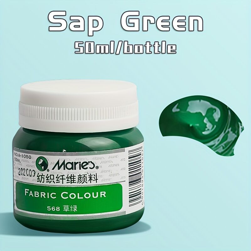 Maries Fabric Paint 1 Bottle50 mL22 Colors Permanent Fabric Paint for ClothingShoeseansCanvas BagsDIYArt Craft Supplies