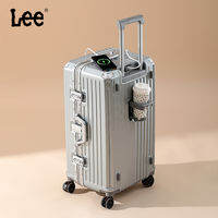 Lee | Large Capacity Aluminum Frame Luggage with Password