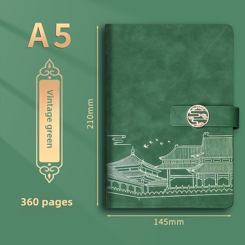 Chinese Fad Exquisite Notebook Book Gift Set Good-looking Imperial Palace Chinese Style Notepad Annual Meeting Cultural and Creative Gifts Business Gift Souvenir Teachers Day Teachers Birthday Gift