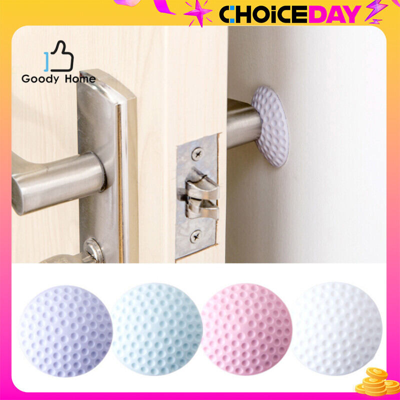 Goody Home ยางซิลิโคน กันประตูกระแทกผนังหรือกันอุปกรณ์เครื่องใช้ต่าง ๆ กระแทกผนัง ใช้สติกเกอร์แถบกาวในการติดตั้ง ราคา 14 บาท*ส่งฟรี