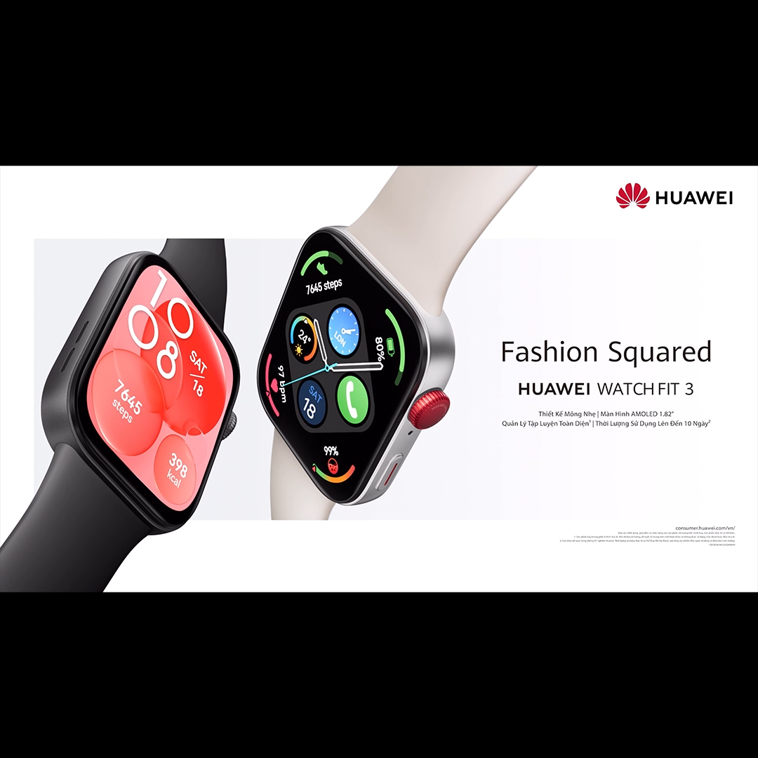 Đồng Hồ Thông Minh HUAWEI WATCH FIT NFC Xám (Dây Nylon) Thiết