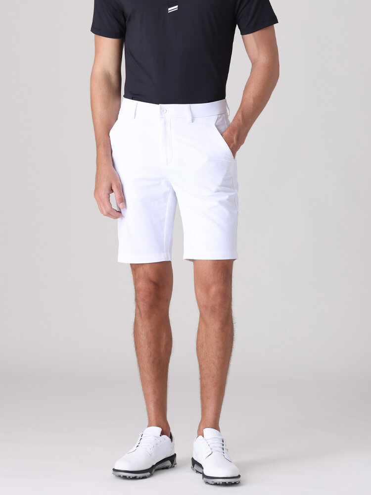 Yeni Golf Şortları Erkek Hızlı Kuruyan Nefes Alabilir Spor Golf Pantolonları Yaz Golf Giysileri Erkek Giyimi Düz Renk Orta Boy Şortlar