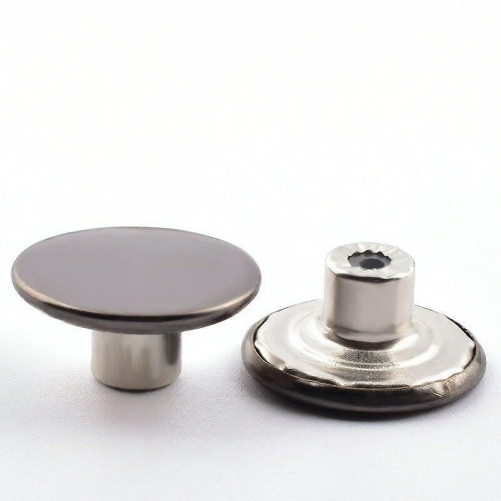 Shaking Rivet Jeans Button Alloy