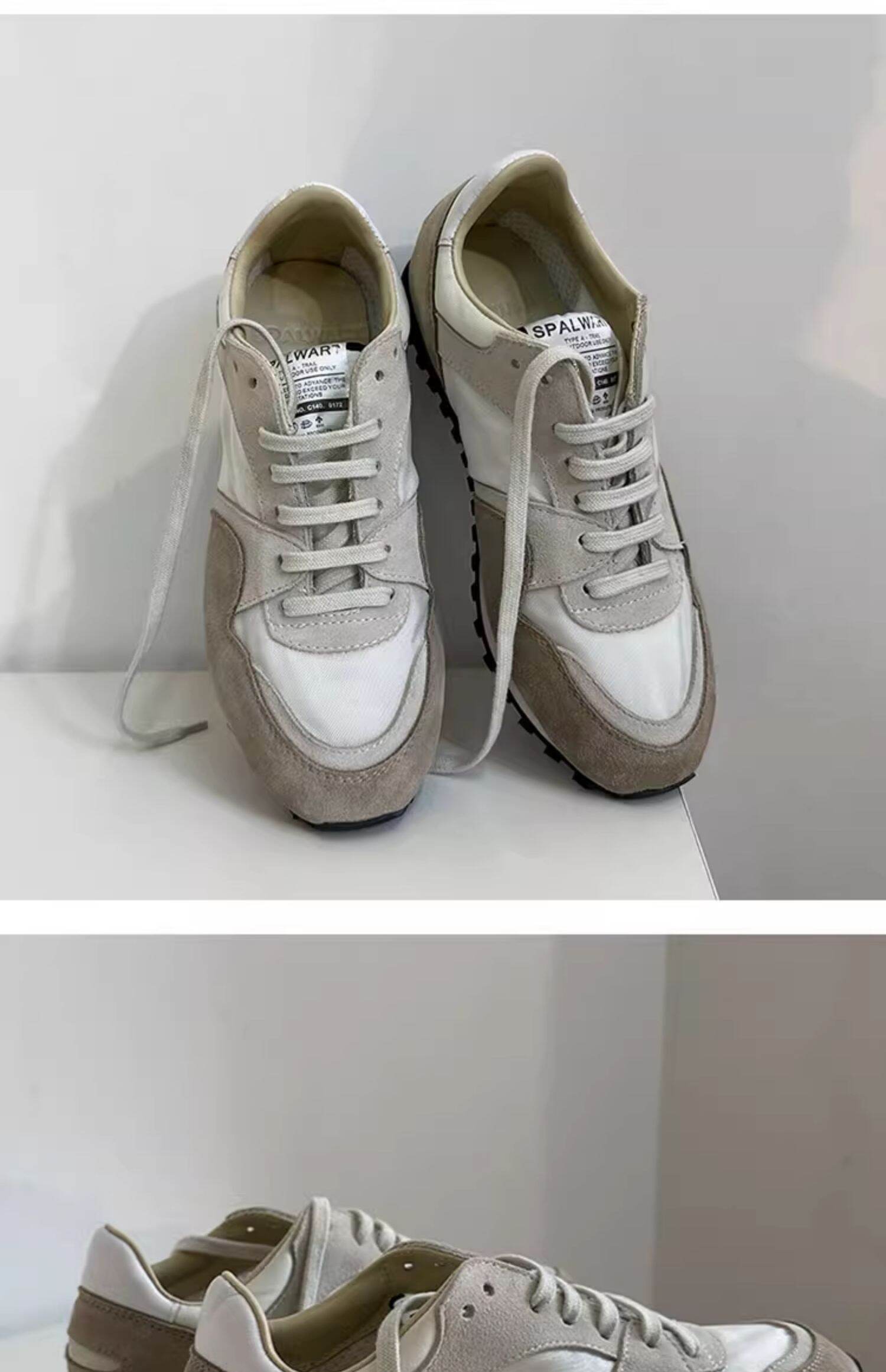Spalwart Unisex Retro Running Shoes Casual Sporty Style Agan Dequn Fashionable Mesh Lined round Toe Deep Mouth Rubber Sole · v8