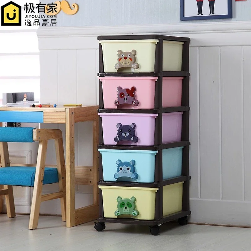 34 Width Thickened Drawer-type Storage Cabinets Plastic Assembly Multi-Layer Clothes Storage Box Toy Storage Box Storage Box Storage Cabinet