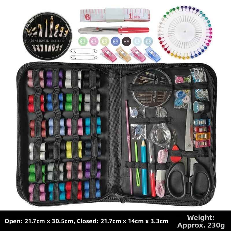 Student Mini Sewing Kit Tools Black