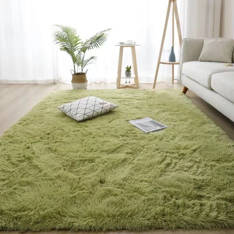 Modern Minimalist Bedroom Carpet Plush Room Window Seat Tatami Floor Mat Living Room Home Use Soft Color Solid Polyester Rug. 