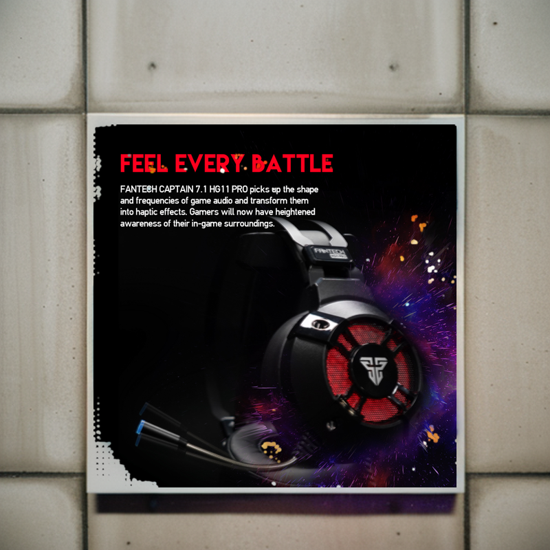 Fantech HG11 RGB USB 7.1 Gaming Headset. 