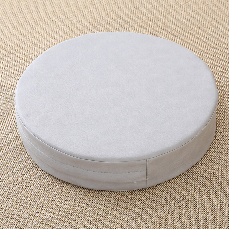 Thickened Technological Fabric Zafu Floor Cushion round Tatami Balcony Window Seat Pad Buddhist Prayer Mat Living Room Decor