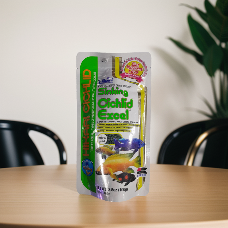 Hikari%20Sinking%20Cichlid%20Excel%20100g%20Hikari%20Fish%20Food%20Contains%20Vegetable%20Matter%20African%20Cichlid%20Crave%20-%20Image%202