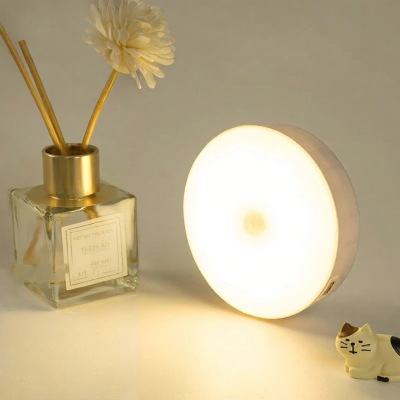 Night Light Button Sensing Small Lamp Bedroom Magnetic Absorption Study Desk Lamp Eye Protection Rechargeable Portable Bedside Adjustable Brightness