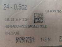 (PACK OF 2) Old Spice High Endurance Aluminium Free Deodorant for Men Pure Sport 2.4 Oz/3 Oz