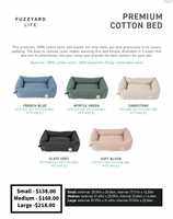 FuzzYard Life Premium Cotton Bed (Different Colours Available!)