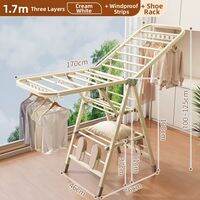 youqin | Folding Floor Standing Clothes Drying Rack