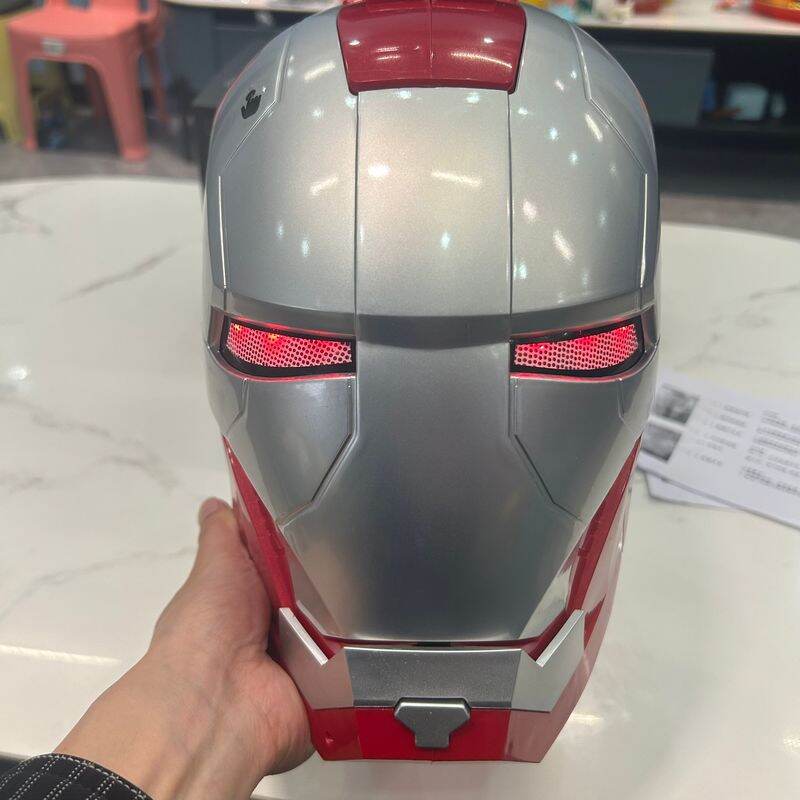 Autoking Ironman 1/1 Mk5 Remote & Voice Control Led Light Helmet Mask -  Marvel Cosplay Gift | Lazada Singapore