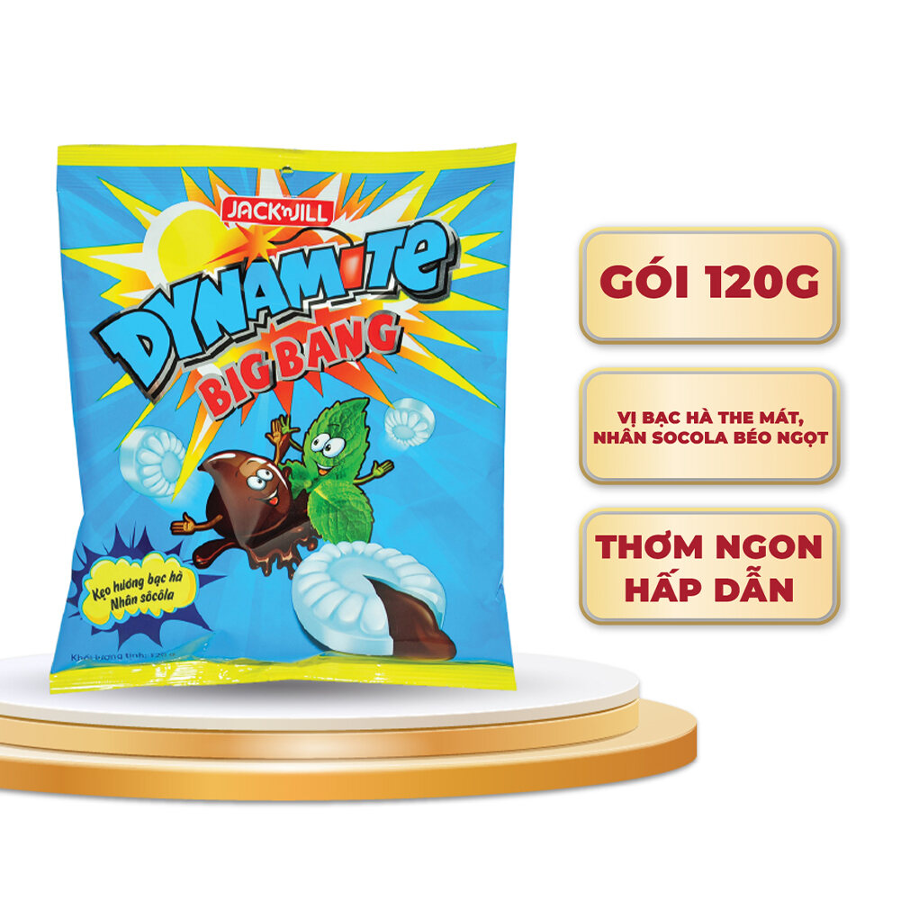 Kẹo Dynamite BigBang Vị Socola Bạc Hà - Gói 120g