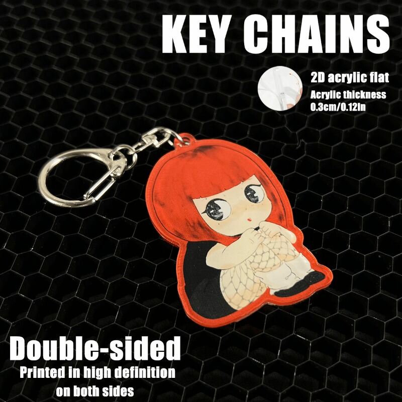 JENNIE Ruby CHIBI Keychain – BLACKPINKFan Art Acrylic Keyring Car & Phone Charm Pendant Gift for RUBIES