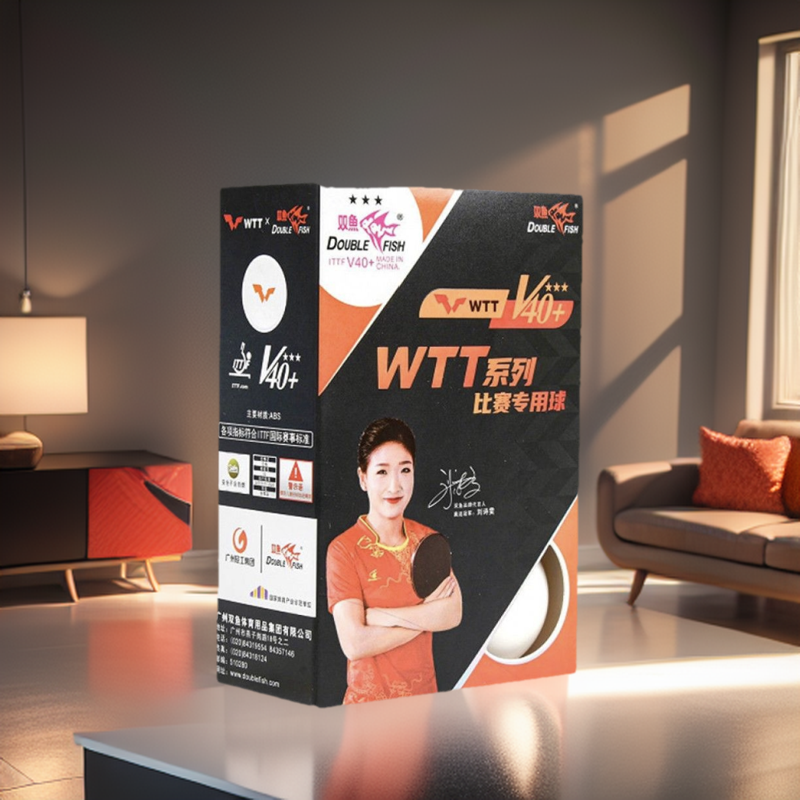 Hộp bóng bàn song ngư doublefish 6 quả wtt
