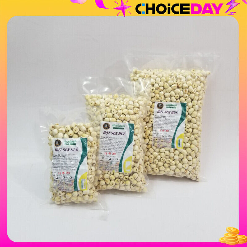 500gr hạt sen sấy khô Huế loại 1 thơm bở béo bùi Thiên Thảo Organic