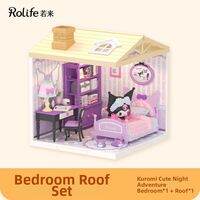 Rolife | Dreamy Carousel Music Box Buildable Cinnamoroll Wooden Blocks