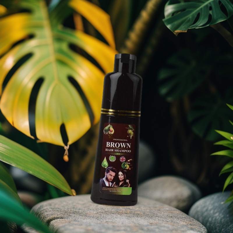 Yardlie Professional Dark Brown Hair Color Shampoo 200ml. 