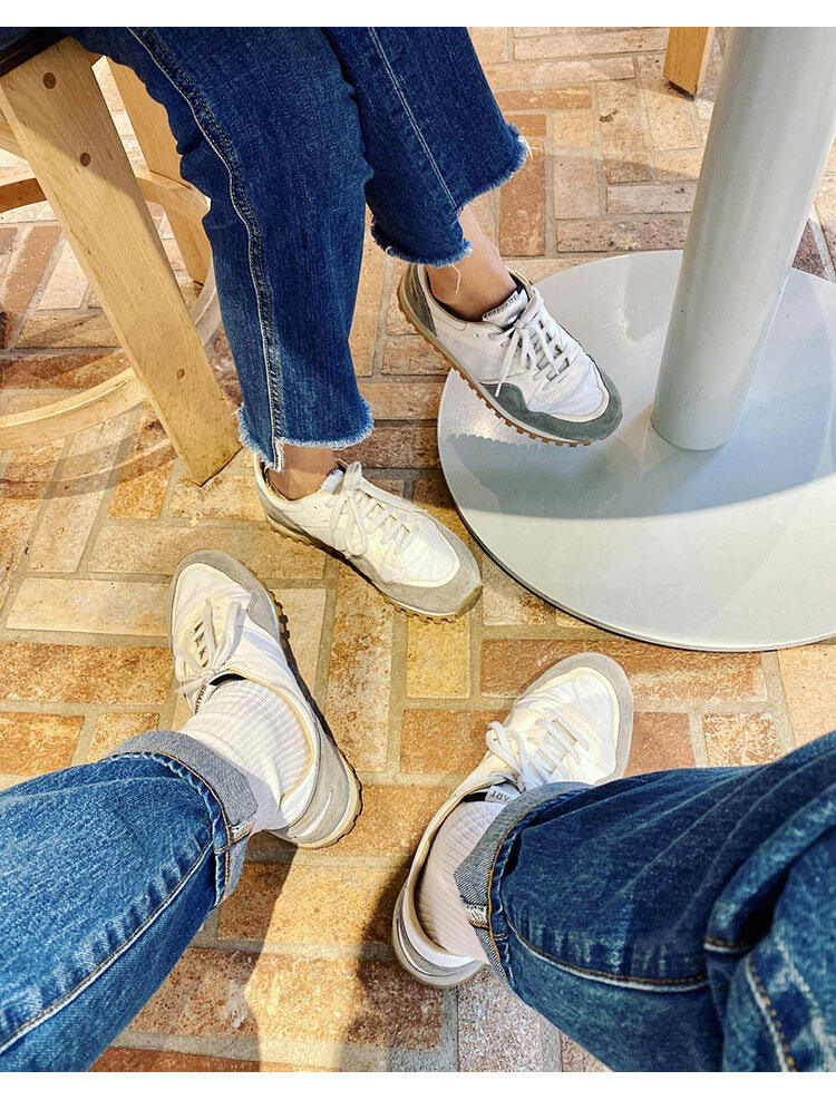 Spalwart Unisex Retro Running Shoes Casual Sporty Style Agan Dequn Fashionable Mesh Lined round Toe Deep Mouth Rubber Sole · v8