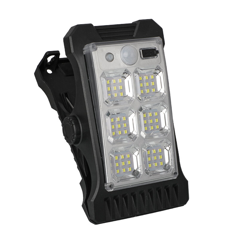 Portable LED Solar Clip Lamp Intelligent Sensing Solar Lamp Outdoor Courtyard Fence Clip Lamp Easy to install Night Lighting