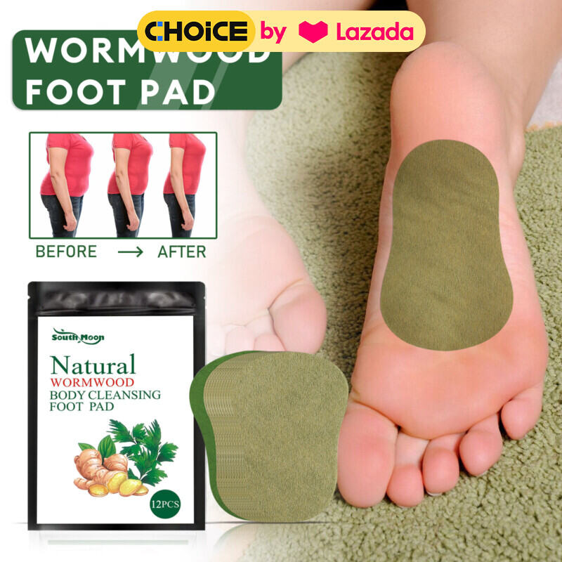 12pcs Wormwood foot patch relieve body pressure, improve blood circulation, eliminate vascular waste, slim down and shape, and care for feet ,Natural body cleansing foot pad