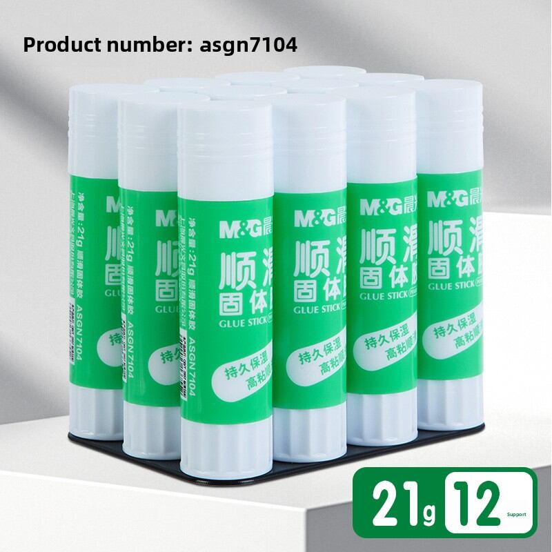 M&G | High-Strength Adhesive Glue Sticks for Children and DIY Projects 12 Pieces