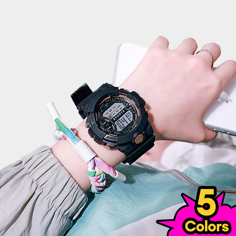 Korean Macaron Color Water Resist Digital Watch for Everyone