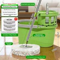 3M | Hands-Pressure Mop Spinning Water Extraction No Hand Washing Required