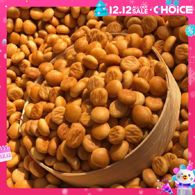 Bánh hạt ngọc ( bánh nút )  bánh quy vị mặn ăn tất ngon Let's Nuts túi 500g, đồ ăn vặt gợi về tuổi thơ dữ dội, vị ngon, sản phẩm chất lượng