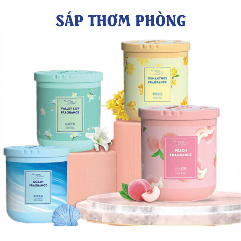 Sáp thơm phòng Thalo khử mùi phòng ngủ, nhà vệ sinh, otô với mùi hương tự nhiên, không gây độc hại Dieulinhshop