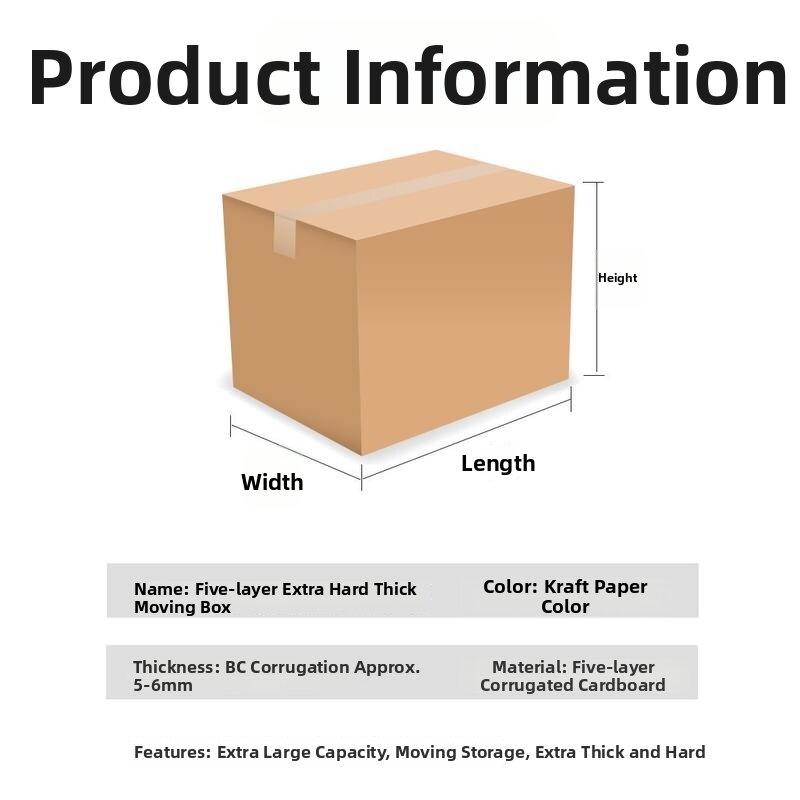 XIXIANGZI | Moving Large Thick Cardboard Box