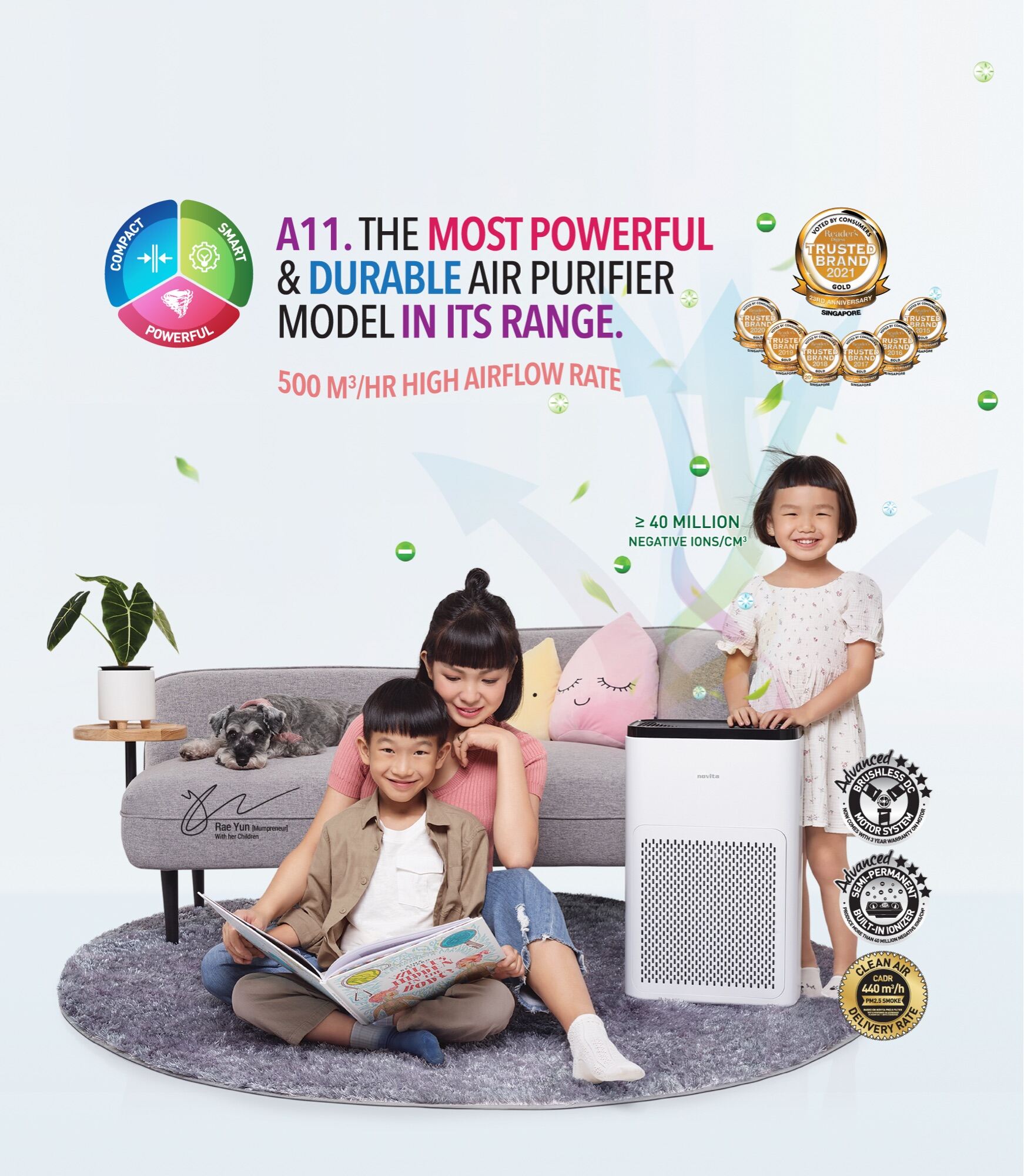 Novita Air Purifier A11 Singapore