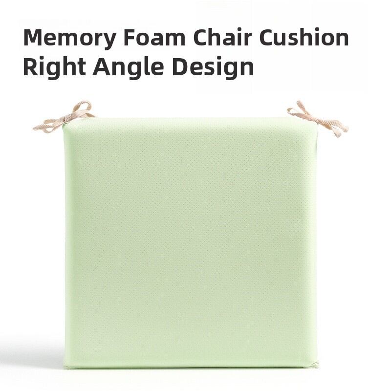 Thickened Memory Foam Seat Cushion Office Desk Chair Student Stool Dining Table Chair Pad All Seasons Universal Home Fabric