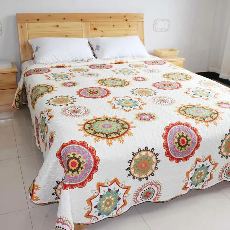 Spring and Summer Quilted Quilt Air Conditioning Quilt Single Double Padded Quilt Bed Sheet Bed Cover Single Piece Tatami Lunch Break Blanket