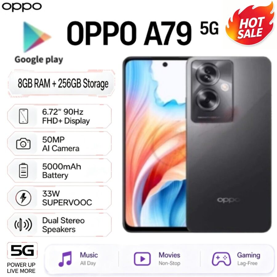 OPPO | OPPO A79 5G: 8GB+256GB, Dimensity 6020, 90Hz FHD+ display