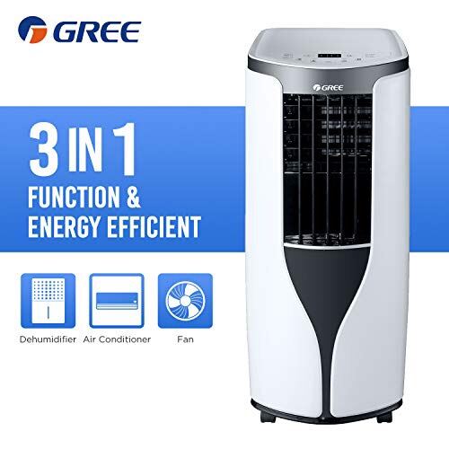 gree 8000 btu 3 in 1 portable air conditioner