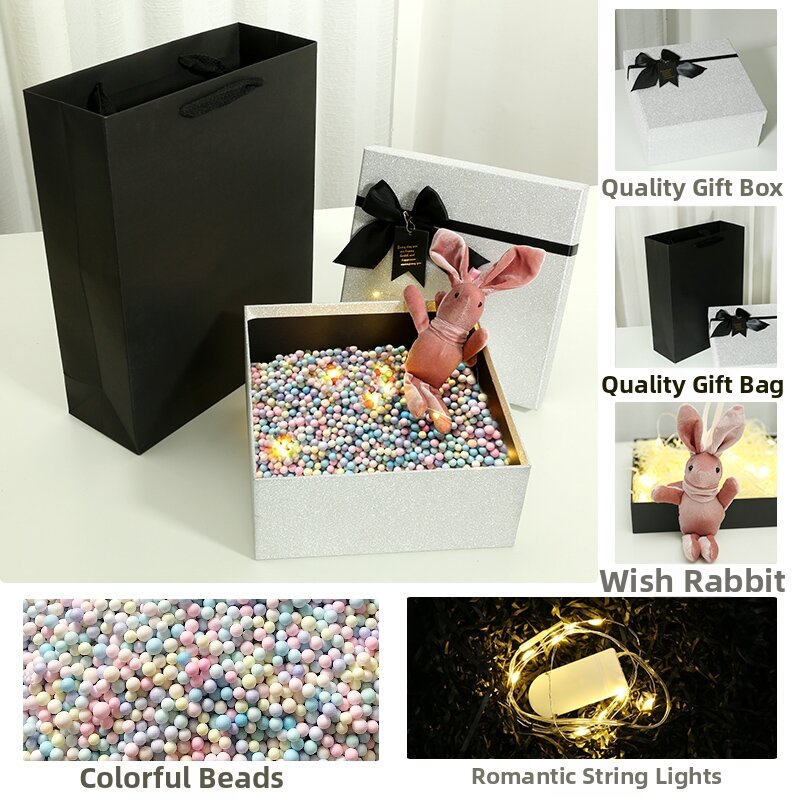 Extra Large Gift Box Birthday Present Box Empty Box for Men High-End Feeling Gift Box Korean Style Wedding Supplies Sugar Box