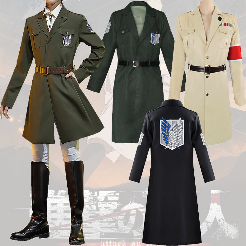 Anime Attack on Titan Cosplay Costume For Adult Women Men Allen