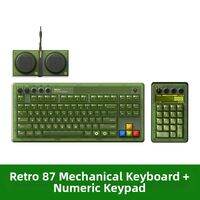 8BitDo | Retro87 C64 Mechanical Keyboard 87-Key Wireless Bluetooth Gaming Keyboard with Joystick and Super Buttons for Retro Gaming Enthusiasts