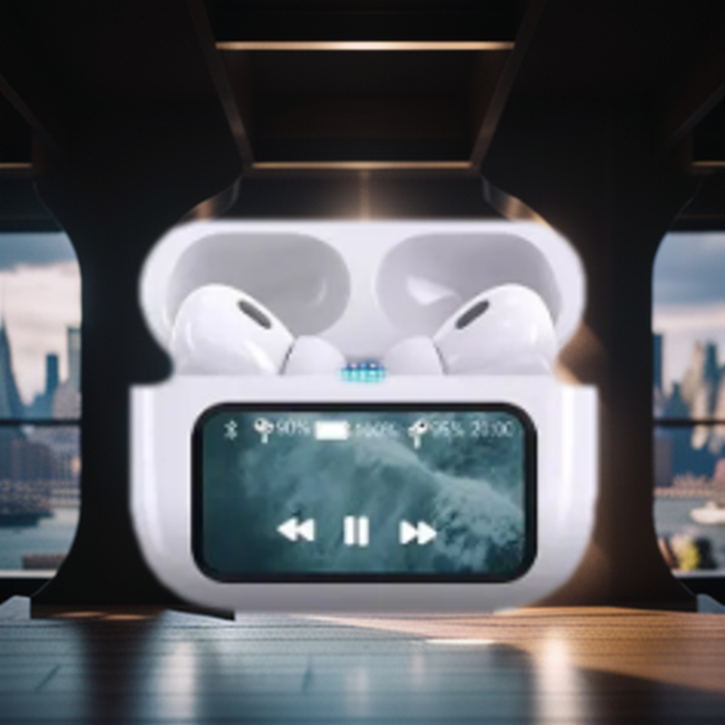 A9 pro Touch Screen ANC Wireless Headset TWS. 