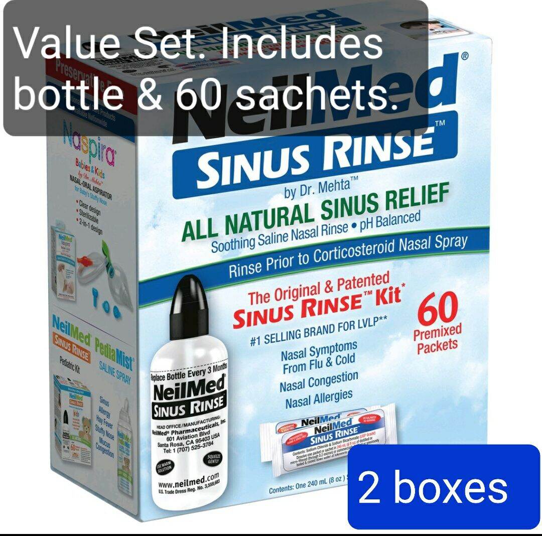 NeilMed Clear Blocked Nose, Flush Out Mucous, Germs, Bacteria & Dirts