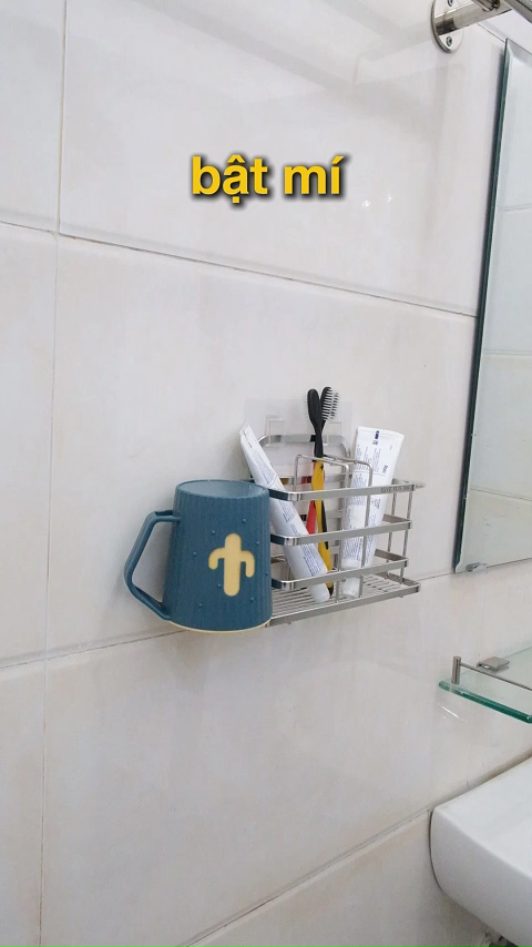 Kệ đựng bàn chải, kem đánh răng HiVE Inox 304