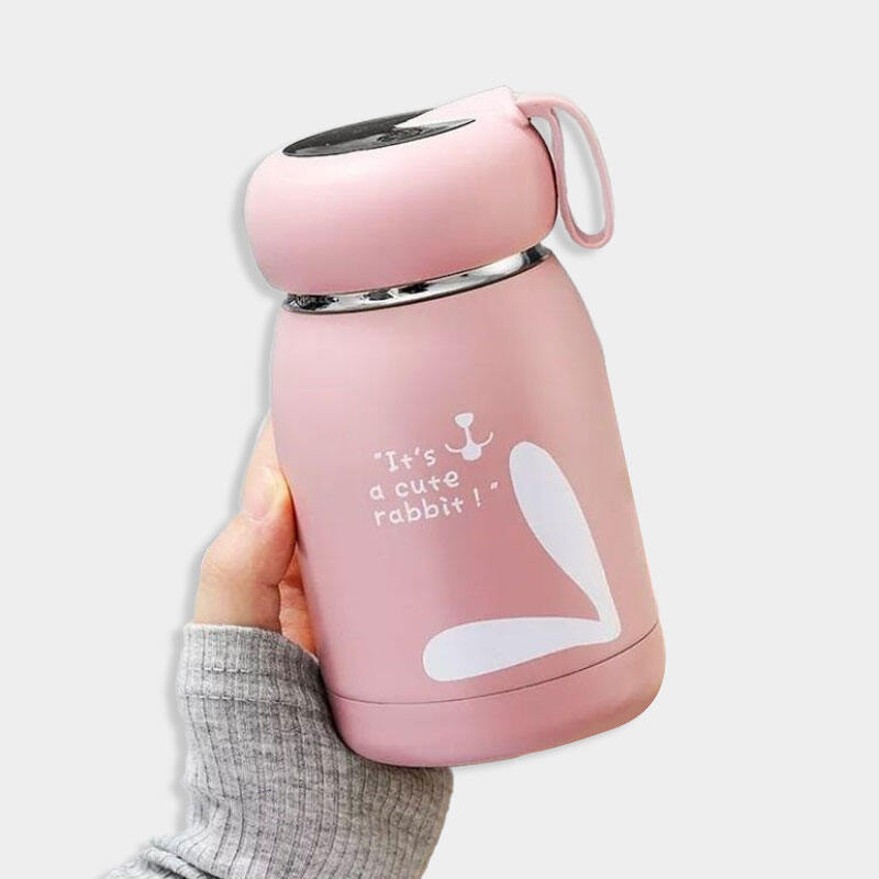 Insulated Glass Thermos Cup - Cute Water Bottle